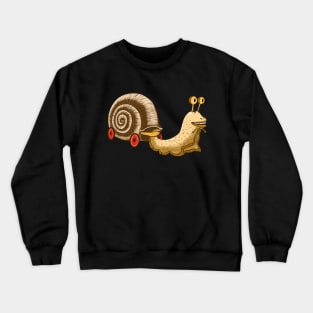 Cute clever Snail Crewneck Sweatshirt